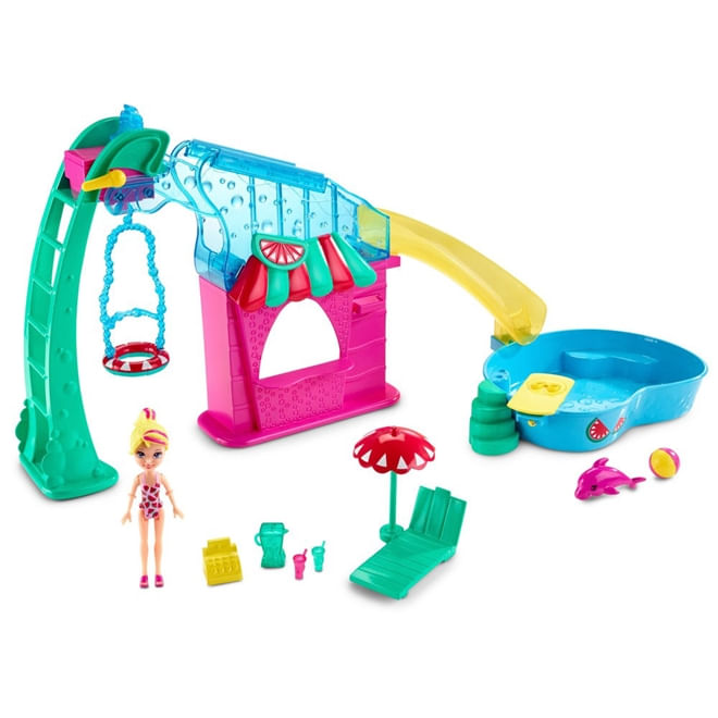 Boneca Polly Pocket Parque Aquático de Frutas - DVJ71 - Mattel