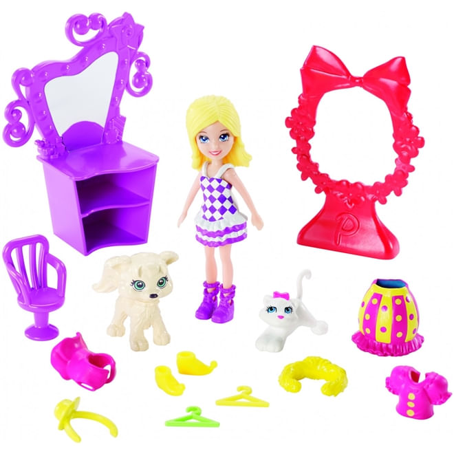 Polly Pocket Circo dos Bichinhos da Polly FRY95 Mattel JC Brinquedos JC Kids