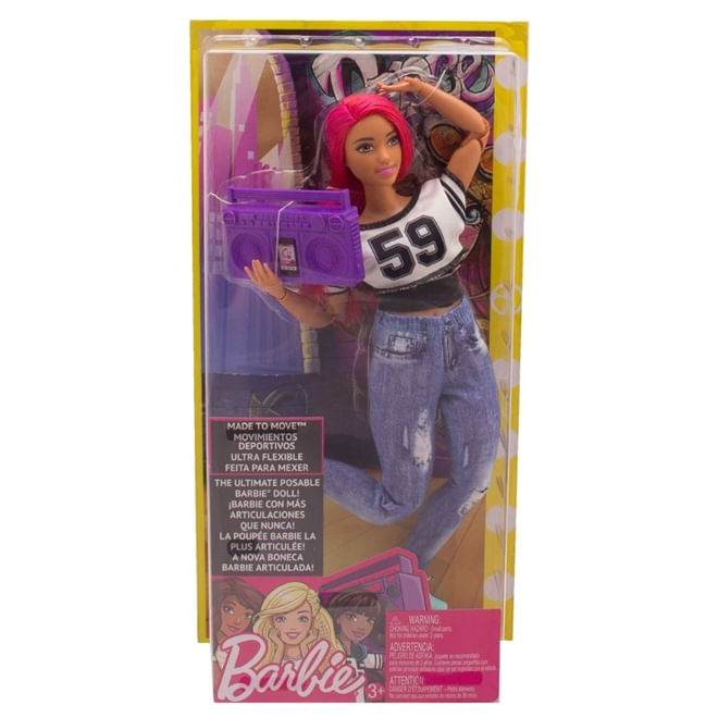 Boneca Barbie Profissoes Bailarina DVF68 Mattel JC Brinquedos JC Kids