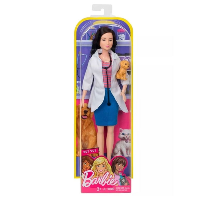 Barbie careers hot sale pet vet doll