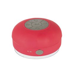 Caixa-de-Som-Bluetooth-Resistente-a-Agua---BTS-06--Vermelha---Kimaster