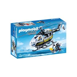 Playmobil-Unidade-Tatica-com-Helicoptero---City-Action---Sunny