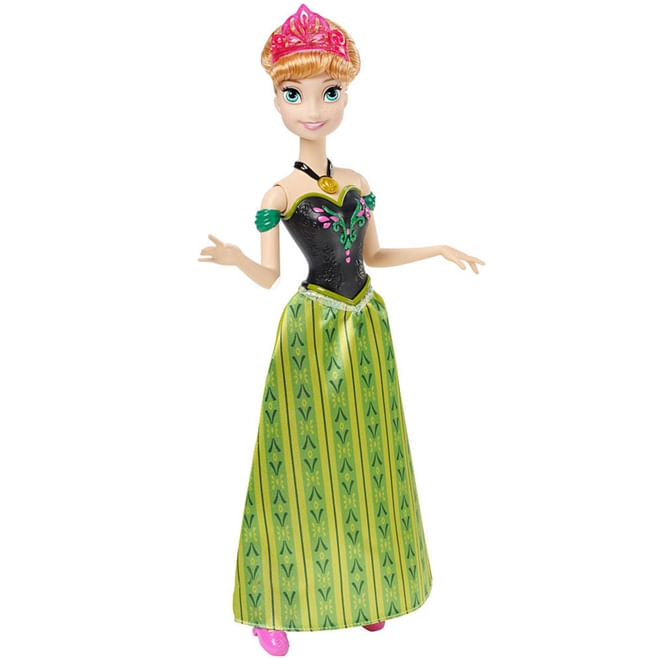 Bonecas Anna e Elsa Frozen Musical Mattel Disney que cantam 