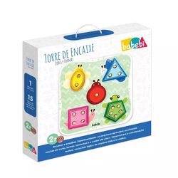 brinquedo-criativo-torre-de-encaixe-cores-e-formas-babebi