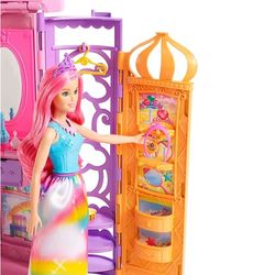 Boneca-Barbie-Playset-Castelo-de-Arco-Iris---FRB15---Mattel