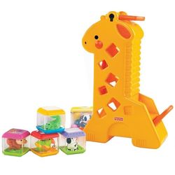 Fisher-Price-Girafa-Com-Blocos---B4253---Mattel