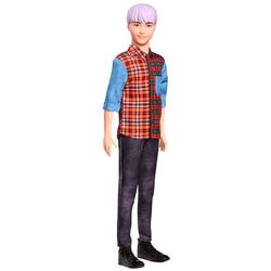Ken-Fashionista-Camisa-Xadrez-e-Cabelo-Colorido---Mattel