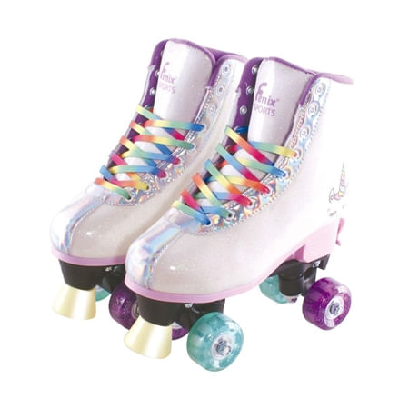 Encontraproduto.com.br - Patins Ajustável com Luz Unicórnio 31 ao 34 - RL-08 - Fenix