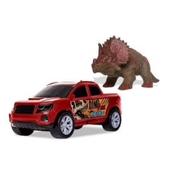 Carrinho-com-Figura---Dino-Park-Adventure---Vermelho-Stegosaurus---Samba-Toys