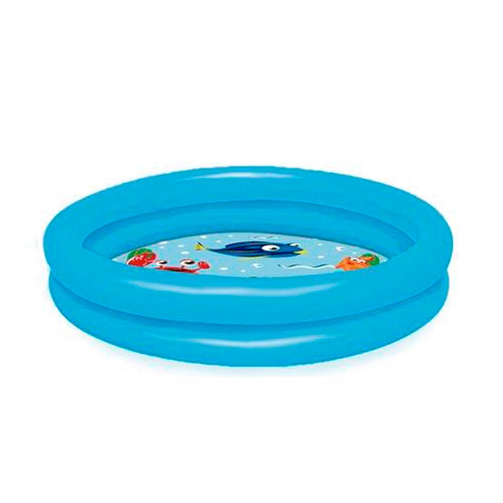 Piscina Inflável Azul - 2 Anéis Animais 28 Litros - Wellmix