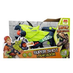 Lancador-Super-Shot-Dino-Dragon-Verde-DMT6096-Dm-Toys