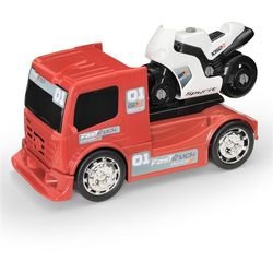 Carrinho-Fast-Truck-Com-Moto---Usual-Brinquedos