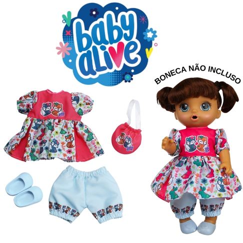Kit roupa para Boneca Baby Alive - Comprar em Baba Baby