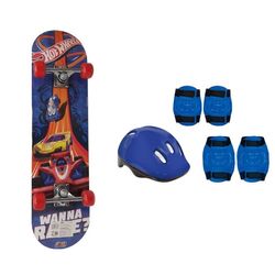 Skate-Hot-Wheels-com-Acessorios-Azul---Fun-Toys