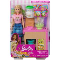 Boneca-Barbie-E-Playset-Maquina-De-Macarrao-Da-Mattel-Ghk43