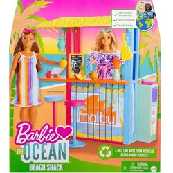 Boneca---Barbie---Estate---Barbie-Ama-o-Oceano---Quiosque-de-Praia-Malibu---Mattel